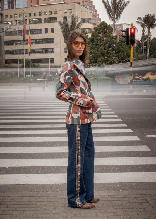 BLAZER SENCILLO REGULAR PETRA COLORS