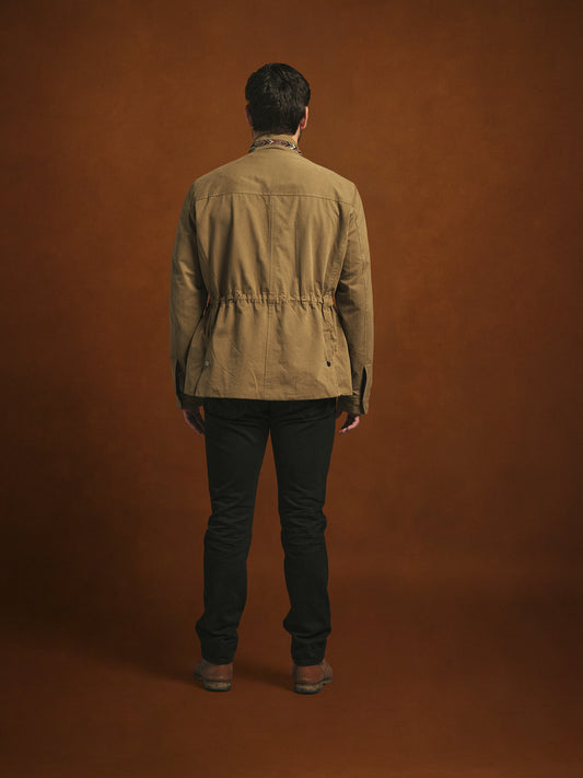 CHAQUETA FIELD REGULAR AUSTIN VERDE OLIVA MULTICOLOR