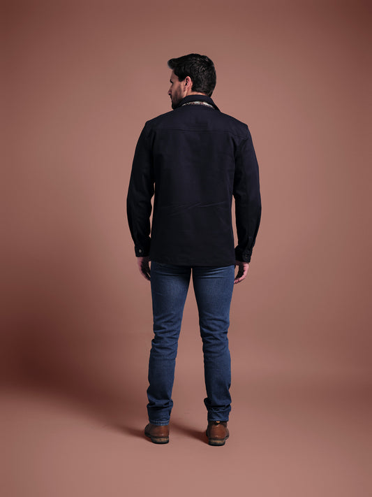 CHAQUETA WORK REGULAR DUBLIN AZUL OSCURO MULTICOLOR