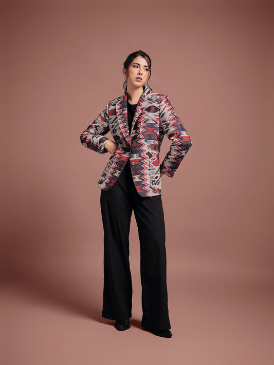 BLAZER SENCILLO REGULAR PETRA BUHO