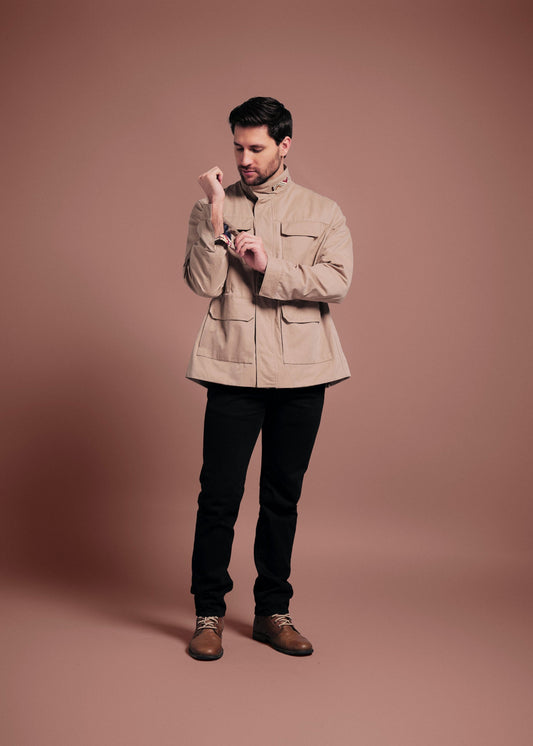 CHAQUETA FIELD REGULAR AUSTIN CAQUI COLORS