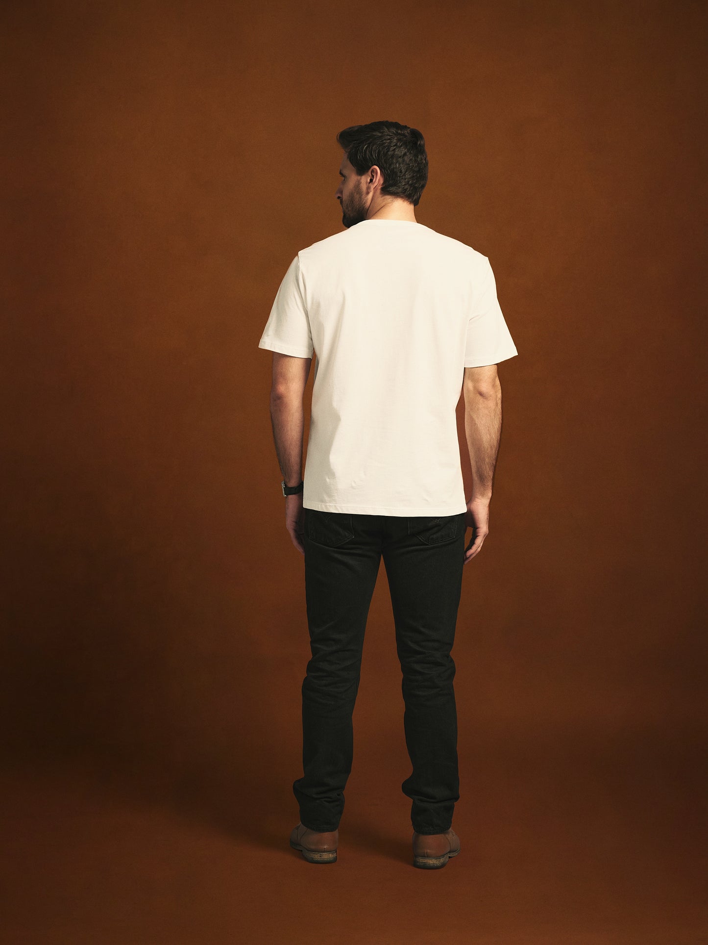 CAMISETA CUELLO REDONDO REGULAR PORTLAND MARFIL BÚHO