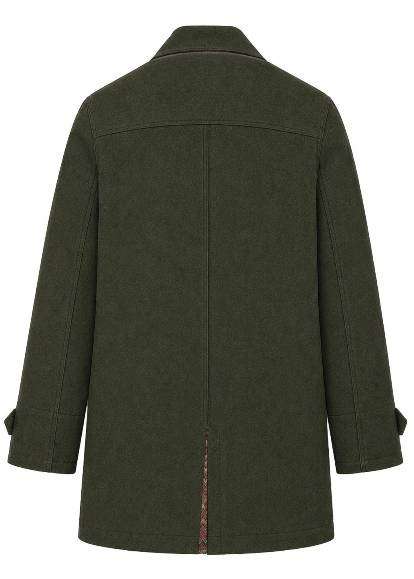 ABRIGO TRENCH REGULAR EDIMBURGO VERDE MULTICOLOR