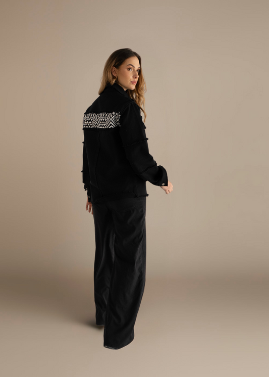 PANTALÓN CLÁSICO REGULAR CHICAGO NEGRO MULTICOLOR
