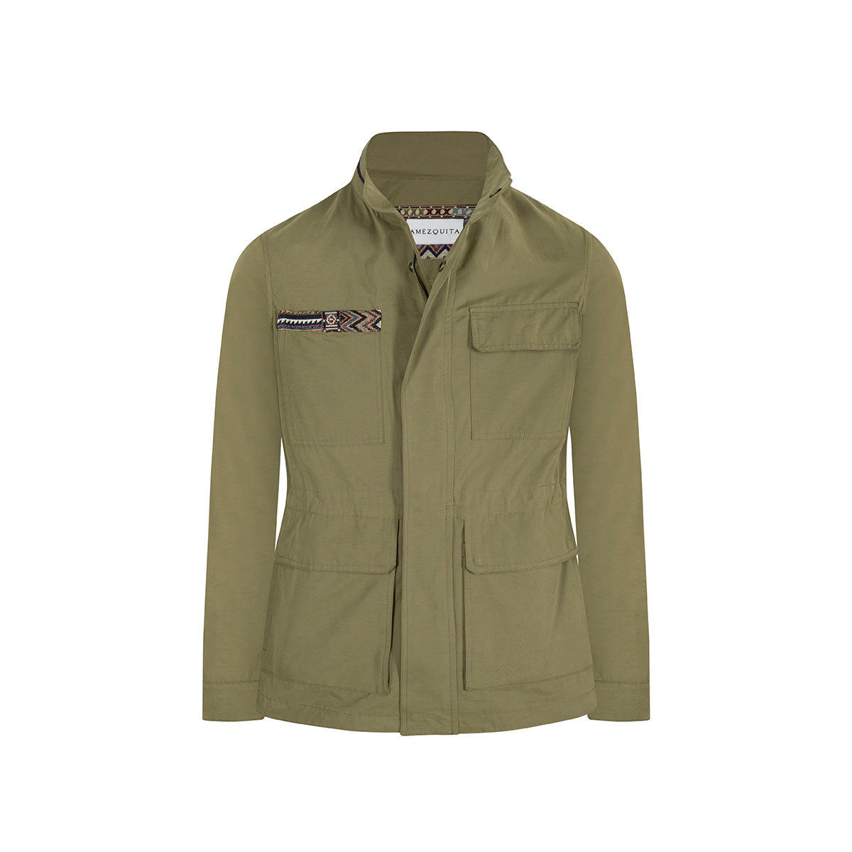 CHAQUETA FIELD REGULAR AUSTIN VERDE OLIVA MULTICOLOR