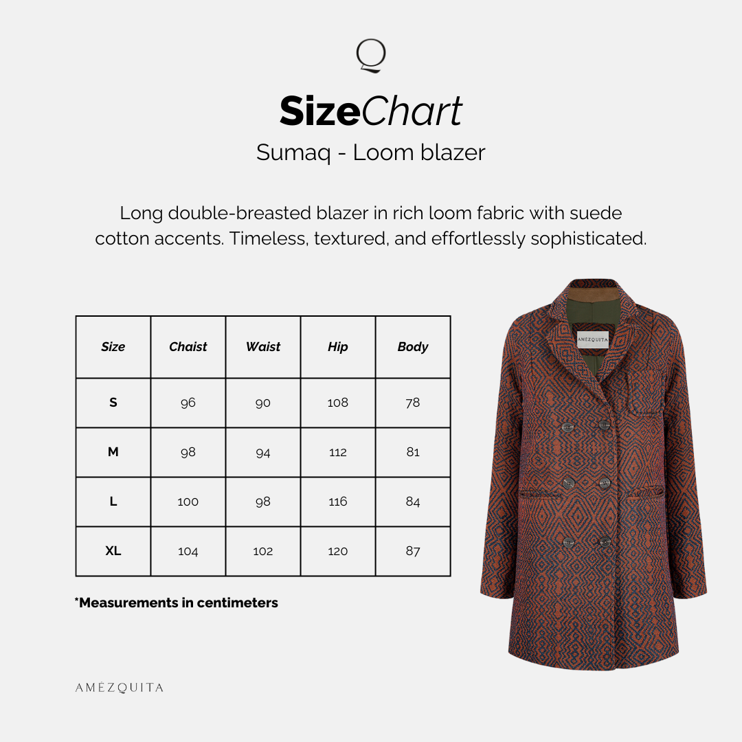 BLAZER CRUZADO REGULAR BILBAO TERRACOTA ROMBOS