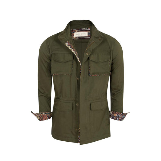 CHAQUETA FIELD REGULAR NASHVILLE VERDE OLIVA MULTICOLOR