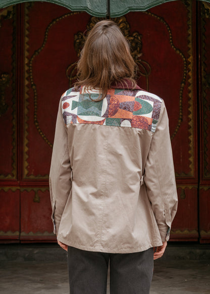 CHAQUETA BOMBER OVERSIZED ALASKA  KHAKI COLORS