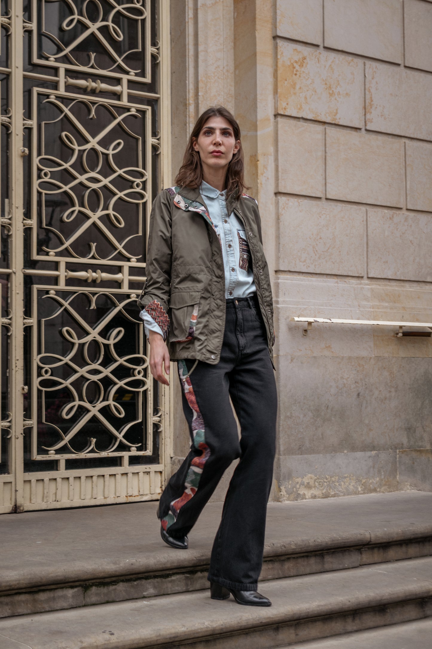 CHAQUETA FIELD REGULAR BERLIN VERDE MILITAR COLORS