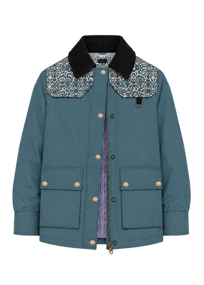 CHAQUETA BOMBER OVERSIZED ALASKA  AZUL  INDIA