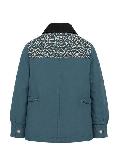 CHAQUETA BOMBER OVERSIZED ALASKA  AZUL  INDIA