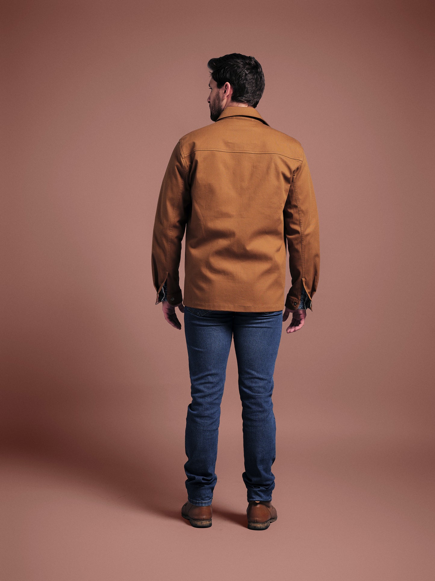 CHAQUETA WORK REGULAR DUBLIN TABACO CACTUS