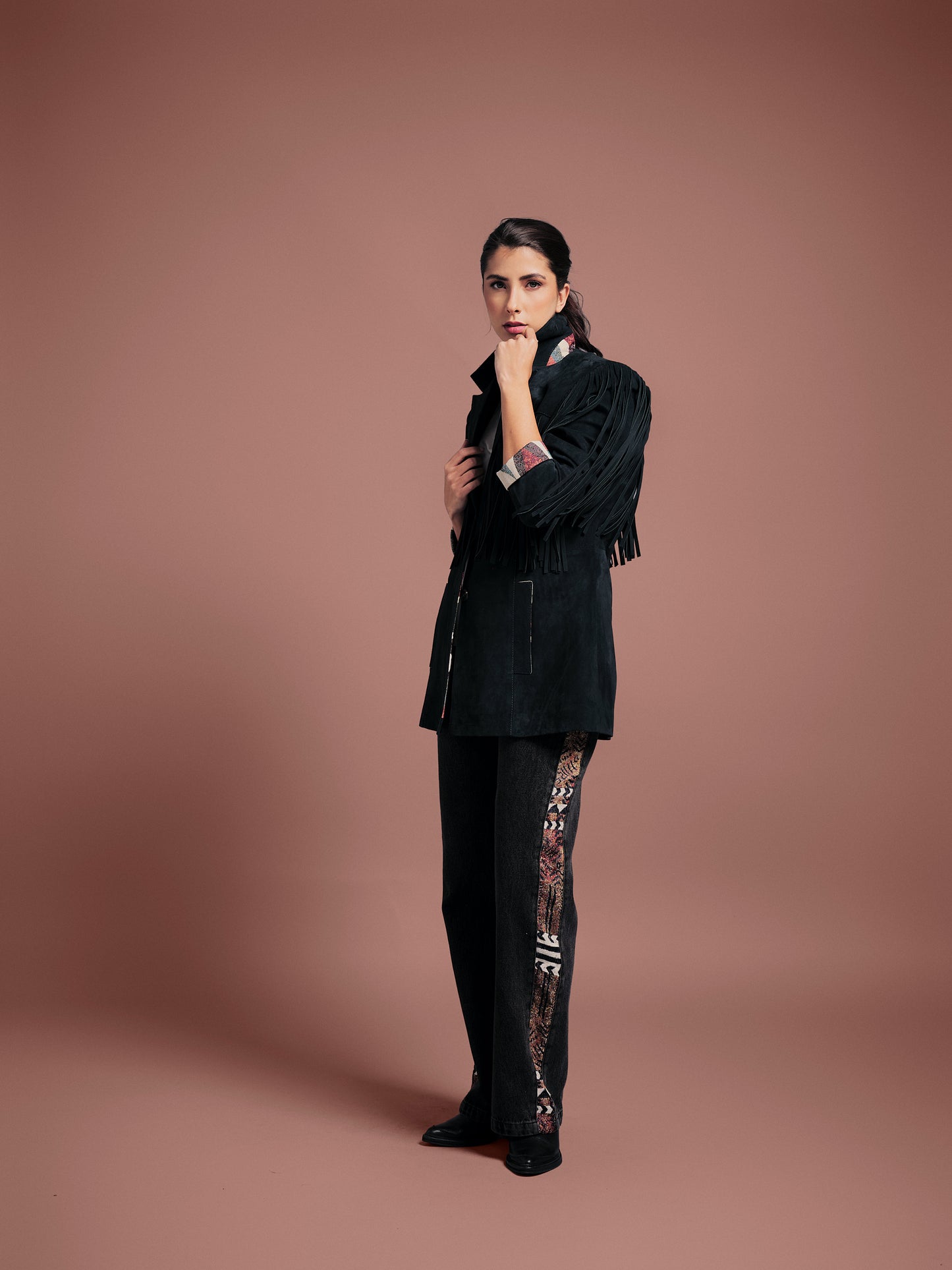 BLAZER CLASICO REGULAR POLONIA NEGRO COLORS