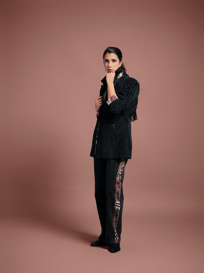 BLAZER CLASICO REGULAR POLONIA NEGRO COLORS