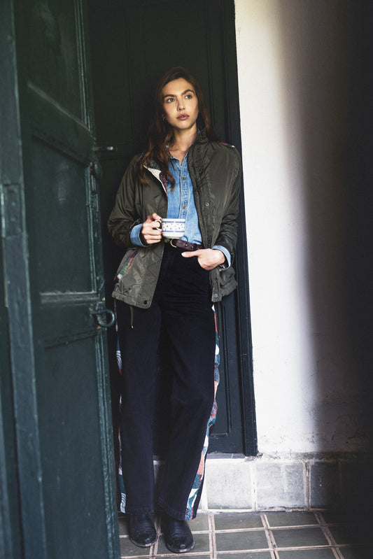 CHAQUETA FIELD REGULAR BERLIN VERDE MILITAR COLORS