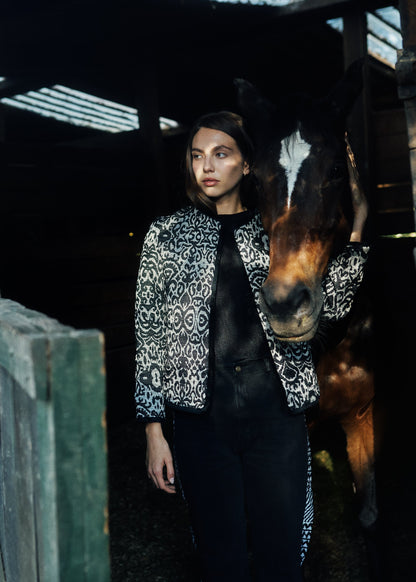 CHAQUETA CLÁSICA REGULAR BURGOS NEGRO INDIA NEGRO