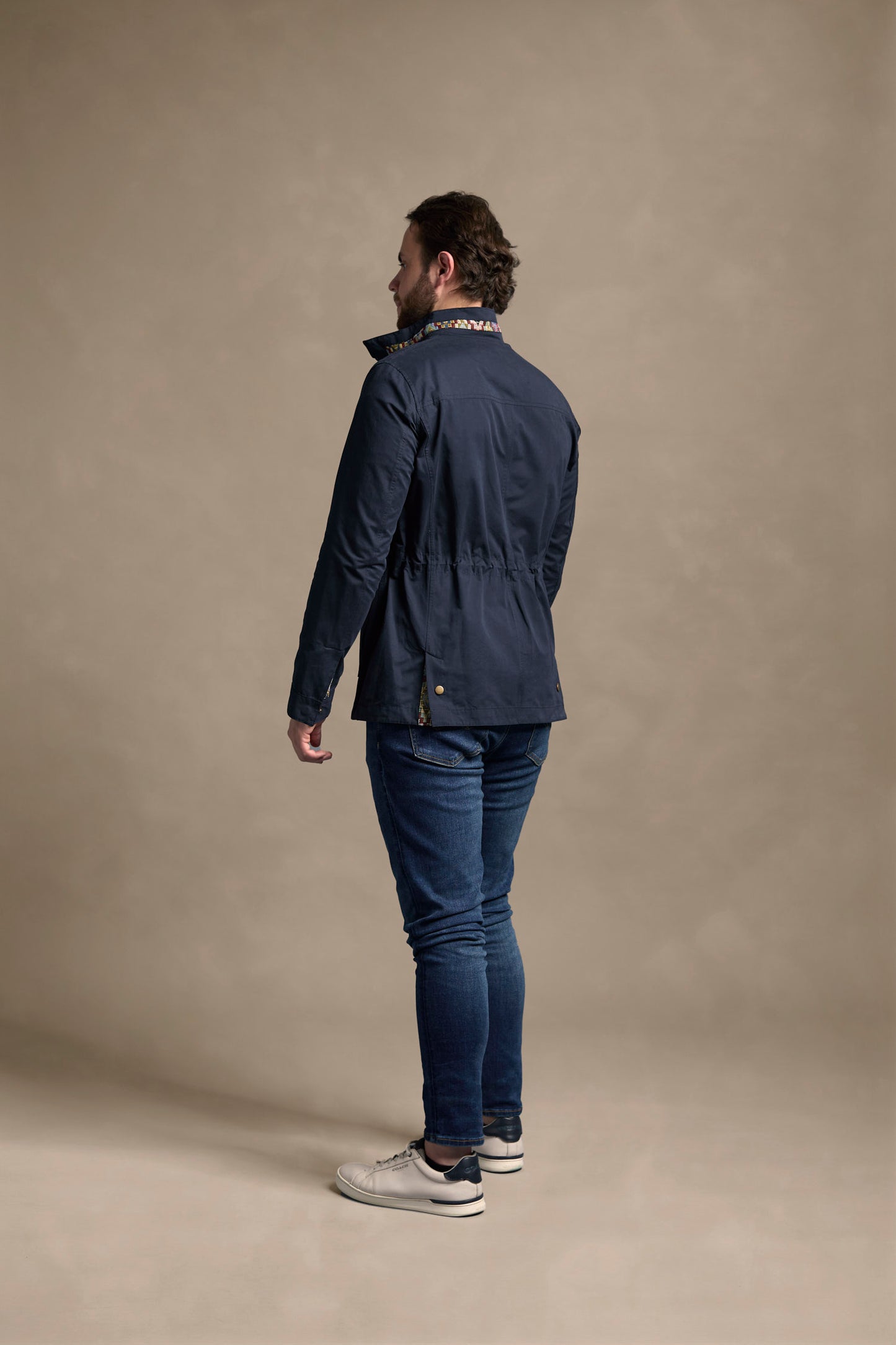 CHAQUETA FIELD REGULAR AUSTIN AZUL OSCURO MULTICOLOR