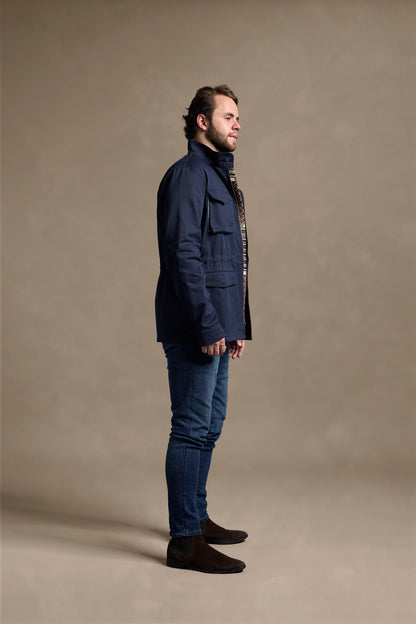 CHAQUETA FIELD REGULAR NASHVILLE AZUL OSCURO MULTICOLOR