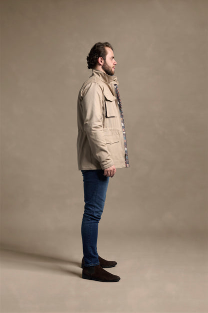 CHAQUETA FIELD REGULAR NASHVILLE CAQUI MULTICOLOR