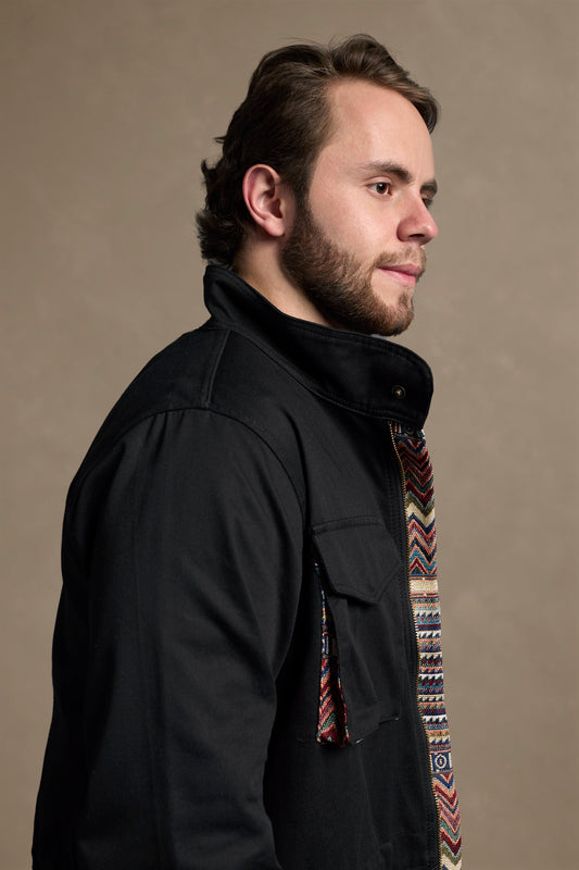 CHAQUETA FIELD REGULAR NASHVILLE NEGRO MULTICOLOR