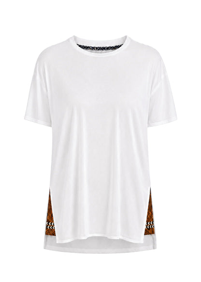 CAMISETA CUELLO REDONDO OVERSIZE BAHAMAS BLANCO UYUNI