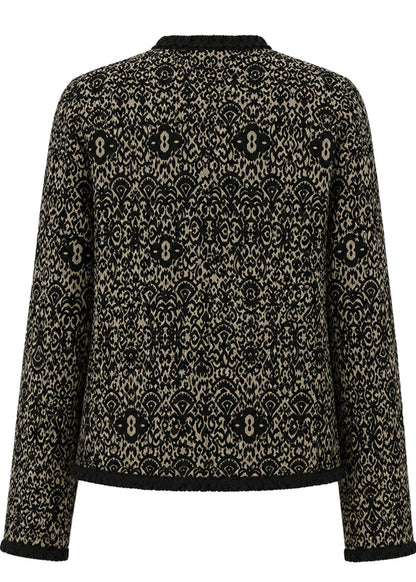 CHAQUETA CLÁSICA REGULAR BURGOS NEGRO INDIA NEGRO