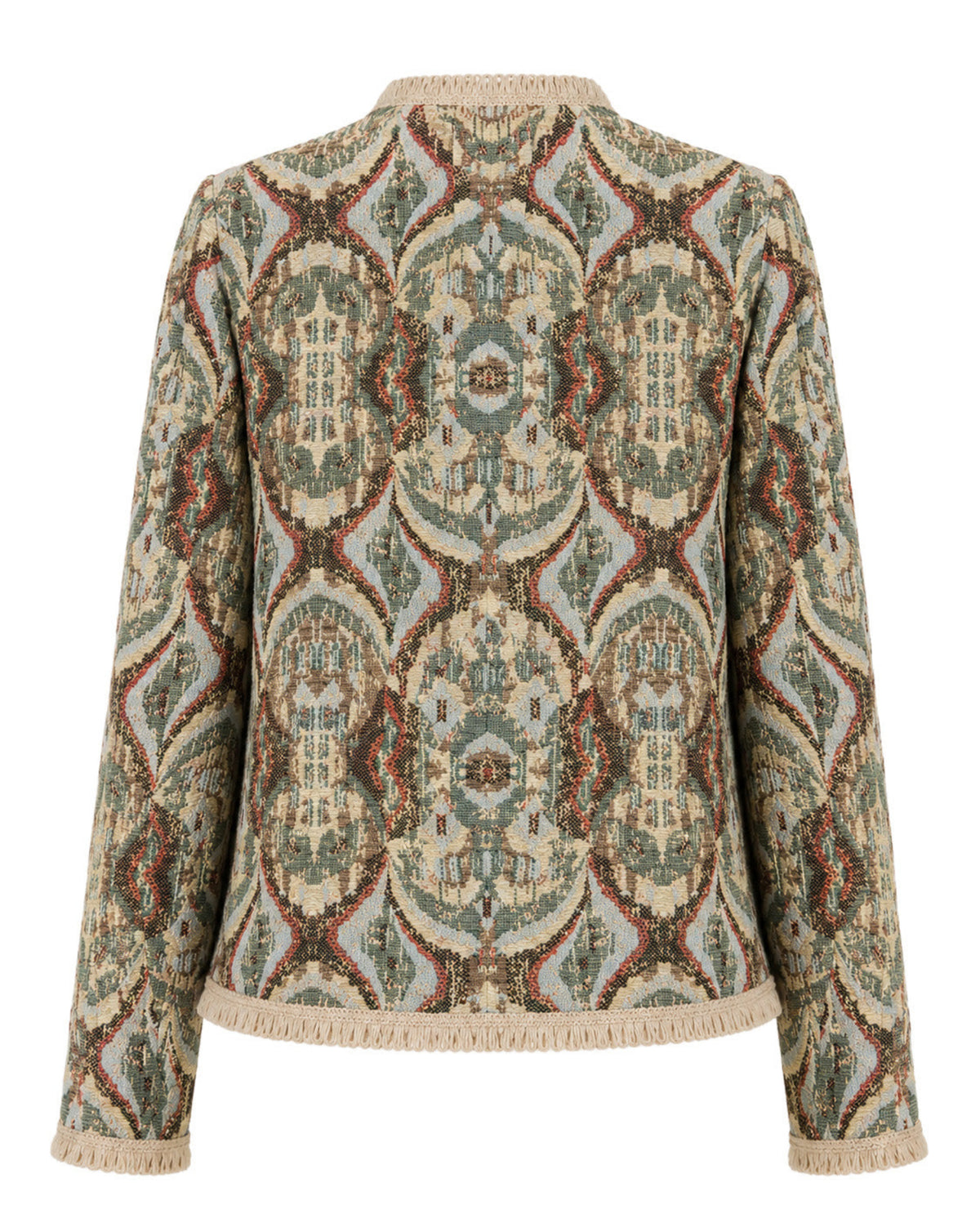CHAQUETA CLÁSICA REGULAR BURGOS VERDE OPTIC ILLUSION