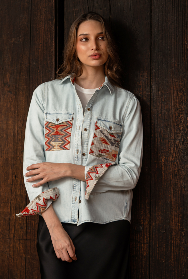 Clara Denim Shirt Búho