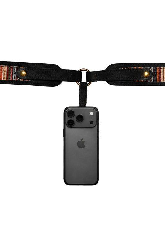 ACCESORIO STRAP REGULAR CRETA NEGRO RAYAS