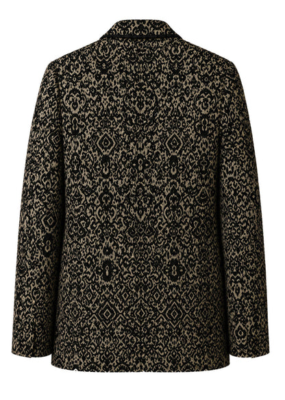 BLAZER SENCILLO REGULAR PETRA INDIA NEGRO