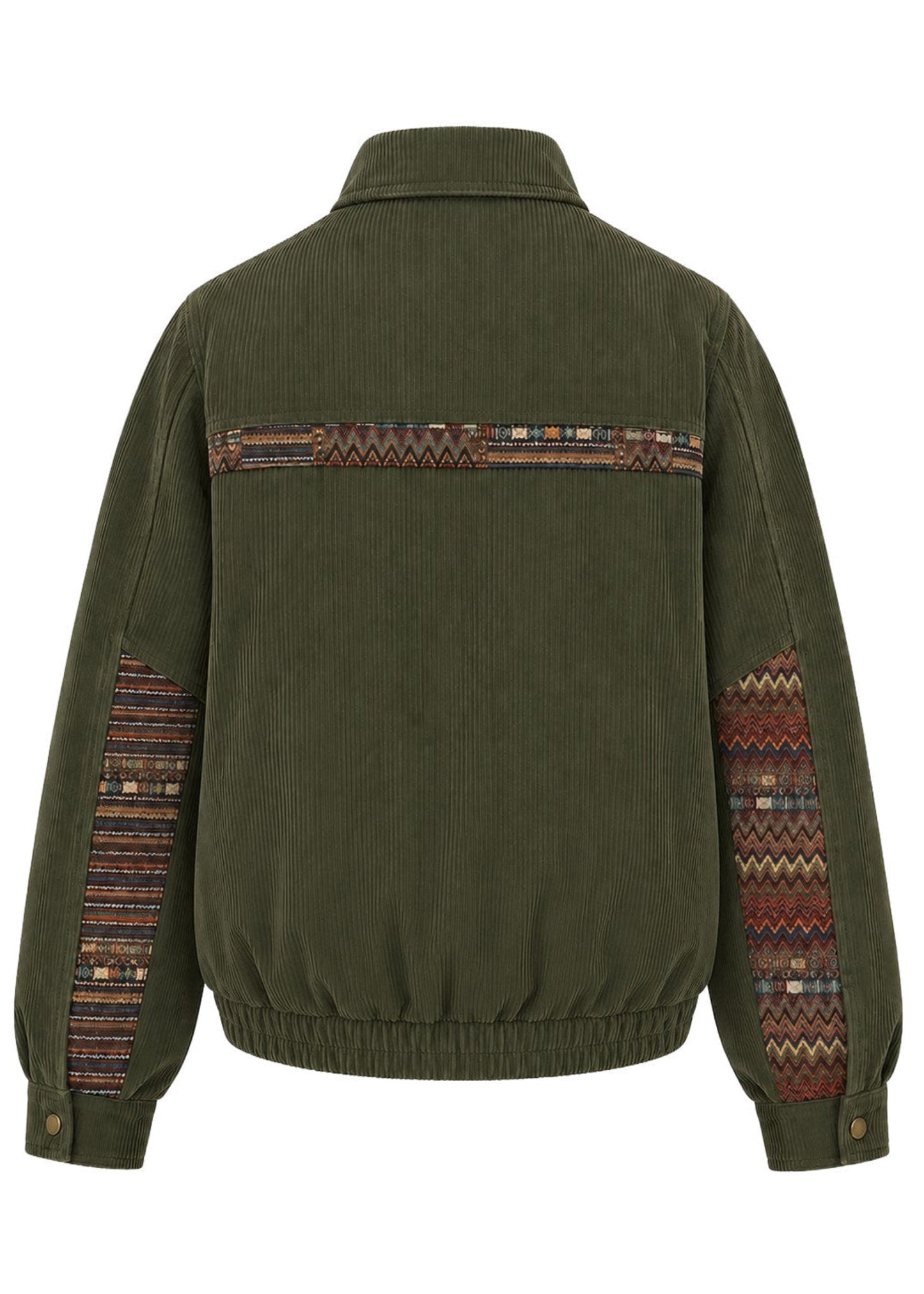 CHAQUETA BOMBER REGULAR BONN VERDE MULTICOLOR
