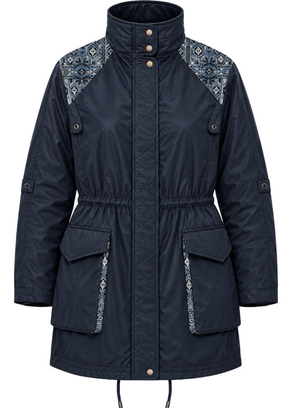 CHAQUETA FIELD REGULAR BERLIN AZUL OSCURO PALM TROPICARIO
