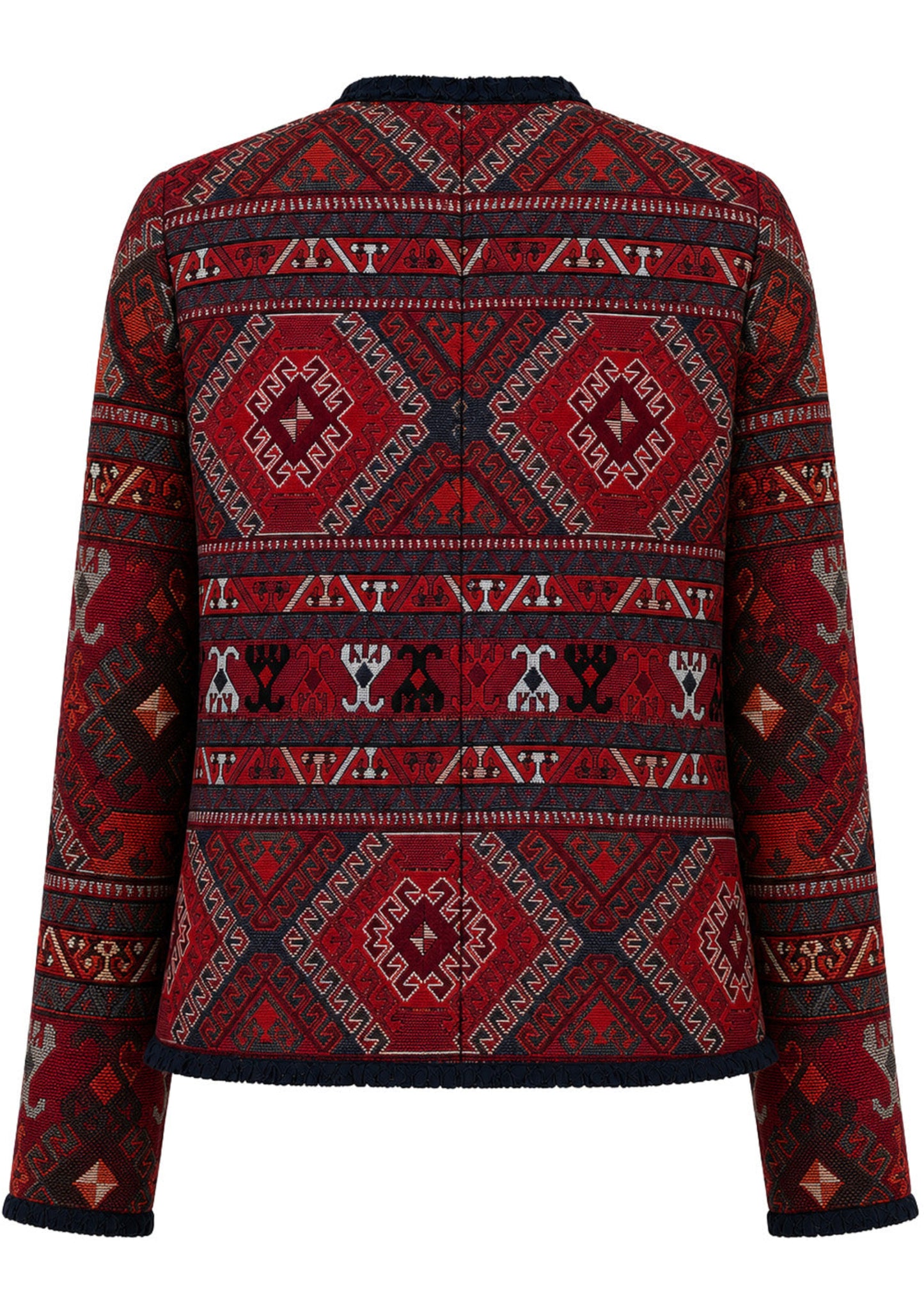CHAQUETA CLÁSICA REGULAR BURGOS ROJO PERSA