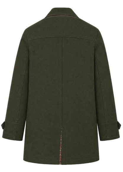 ABRIGO TRENCH REGULAR EDIMBURGO VERDE MULTICOLOR
