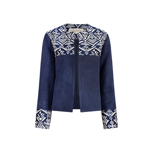 CHAQUETA CLÁSICA REGULAR MADRID AZUL TRIBAL