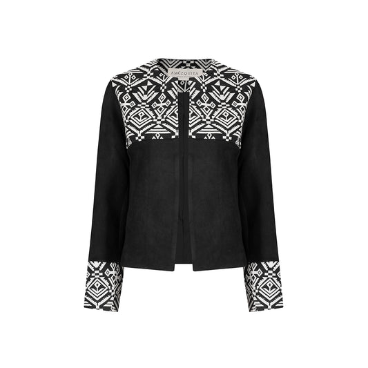 CHAQUETA CLÁSICA REGULAR MADRID NEGRO TRIBAL