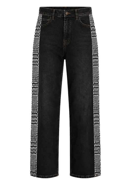 JEAN REGULAR FIT LOLA NEGRO B&W