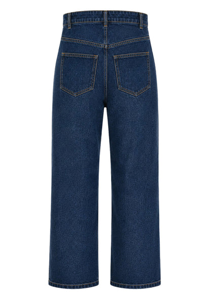 JEAN REGULAR FIT LOLA AZUL OSCURO MULTICOLOR