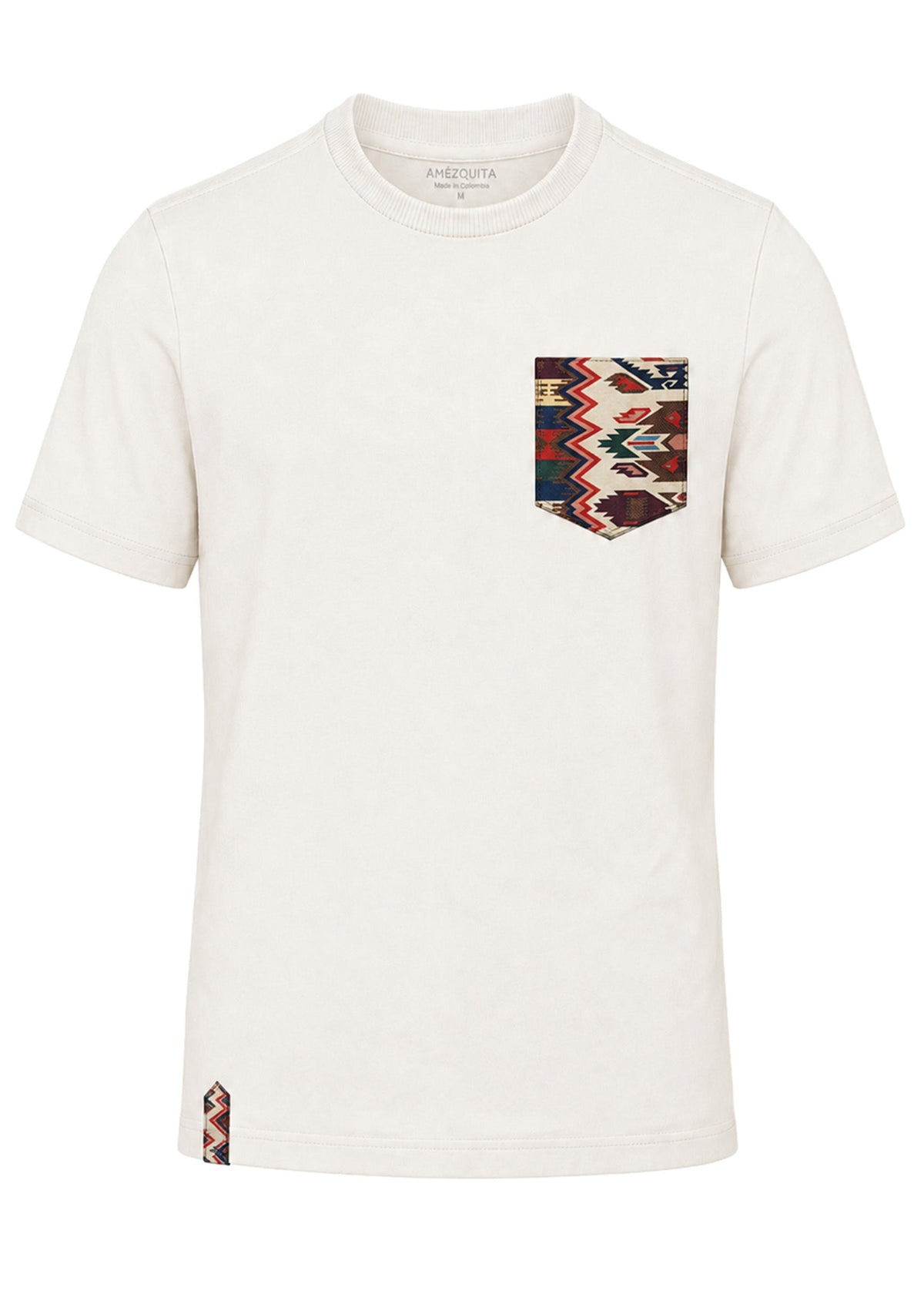 CAMISETA CUELLO REDONDO REGULAR PORTLAND MARFIL BÚHO