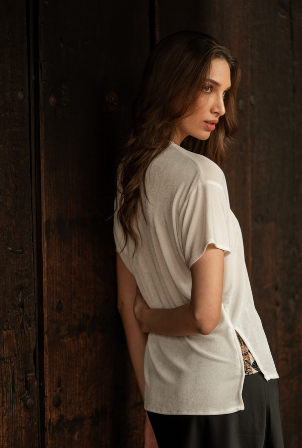 Camiseta básica blanca Alice