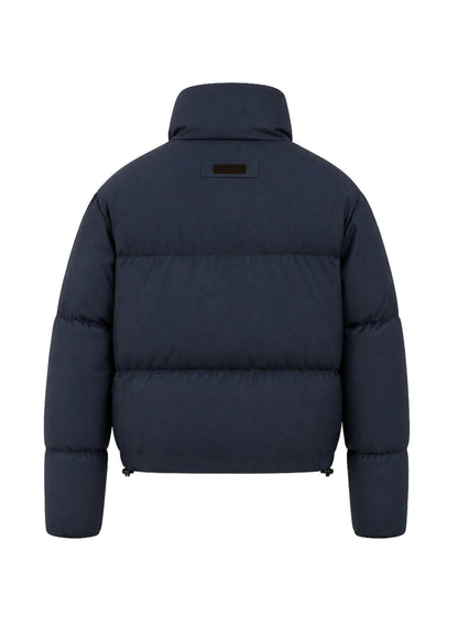 CHAQUETA ACOLCHADA REGULAR QUEBEC AZUL ROMBOS TERRACOTA