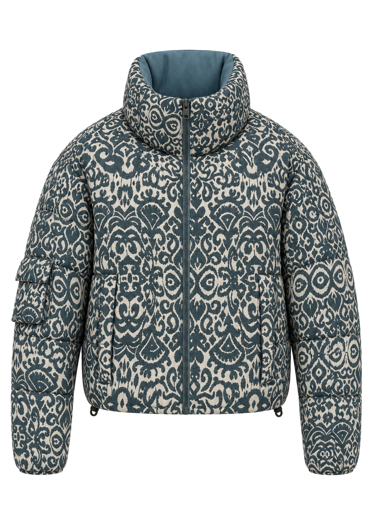 CHAQUETA ACOLCHADA REGULAR QUEBEC AZUL INDIA BLUE
