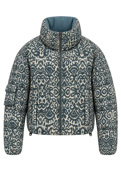 CHAQUETA ACOLCHADA REGULAR QUEBEC AZUL INDIA BLUE
