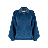 BOMBER CORDUROY BLUE JACKET