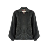 BOMBER CORDUROY GREEN JACKET