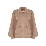 BOMBER CORDUROY KHAKI JACKET