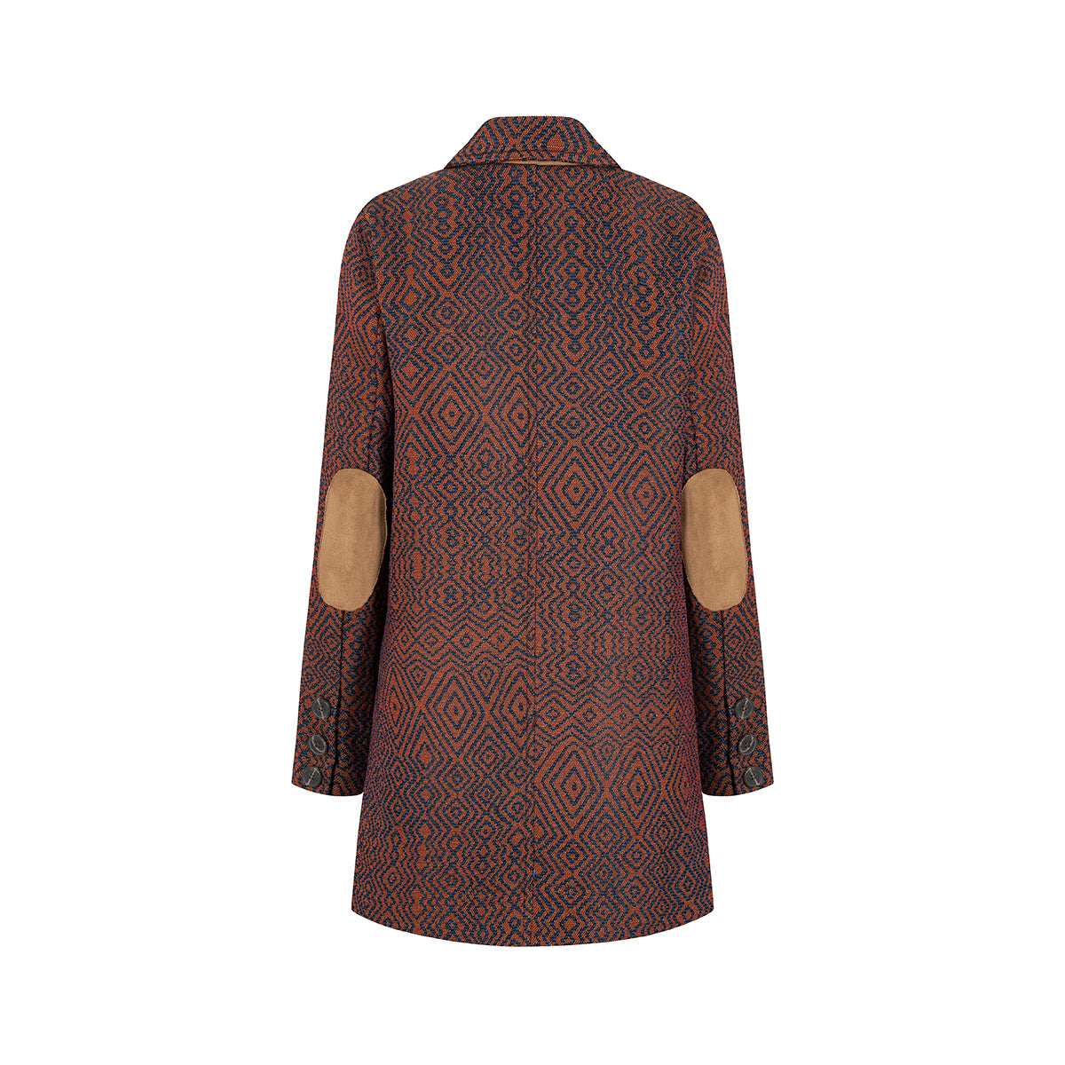 BLAZER CRUZADO REGULAR BILBAO TERRACOTA ROMBOS