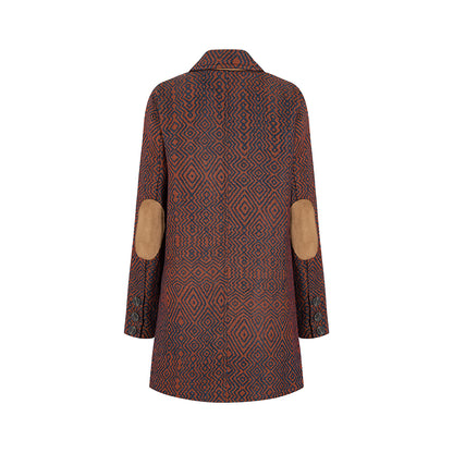 BLAZER CRUZADO REGULAR BILBAO TERRACOTA ROMBOS