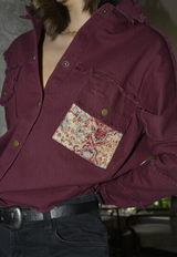 MARTINA SHACKET BURGUNDY