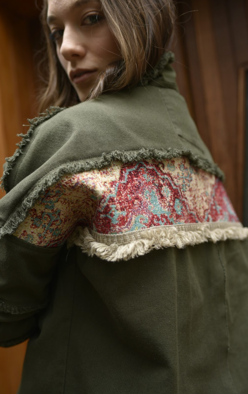 MARTINA SHACKET OLIVE GREEN